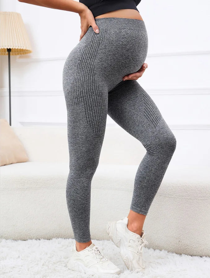 Second Skin Maternity Leggings – High-Waist Belly Support