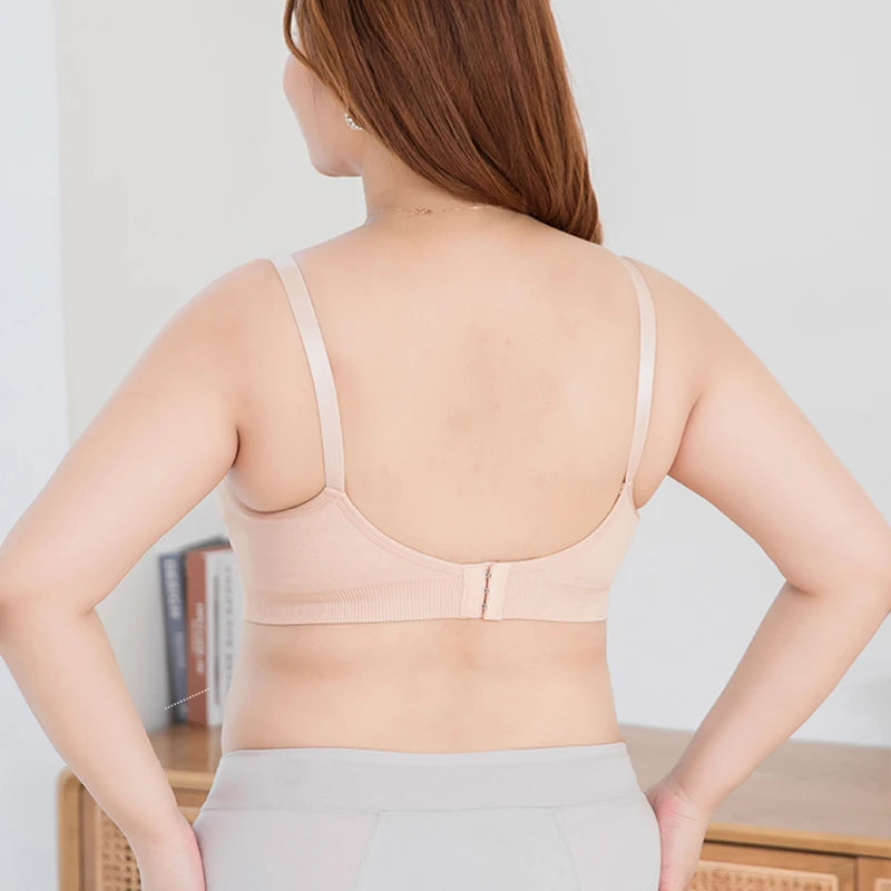 Seamless Plus-Size Nursing Bra
