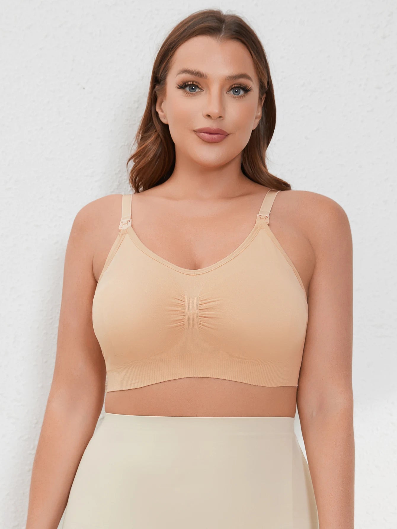 Seamless Plus-Size Nursing Bra