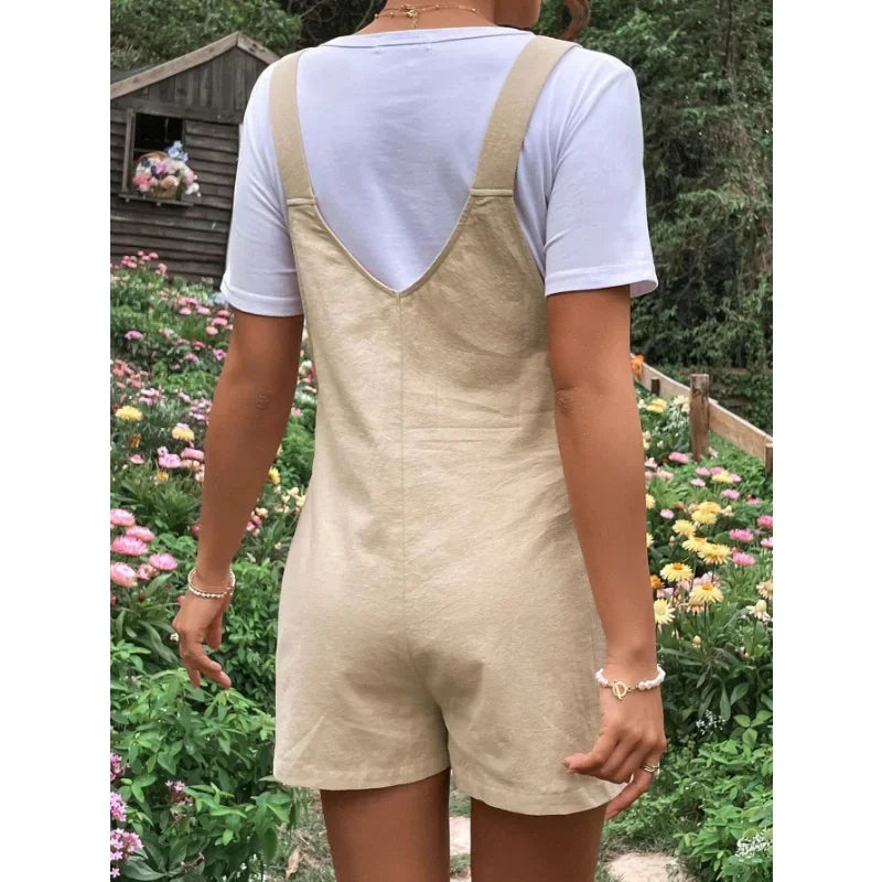 Everyday Ease Maternity Overall Romper