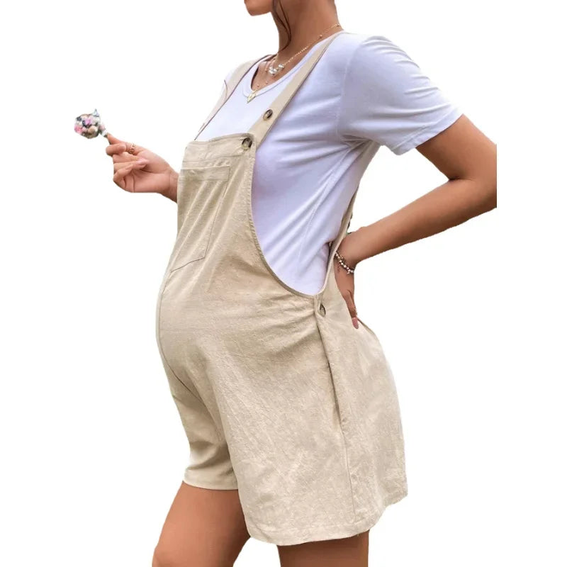 Everyday Ease Maternity Overall Romper