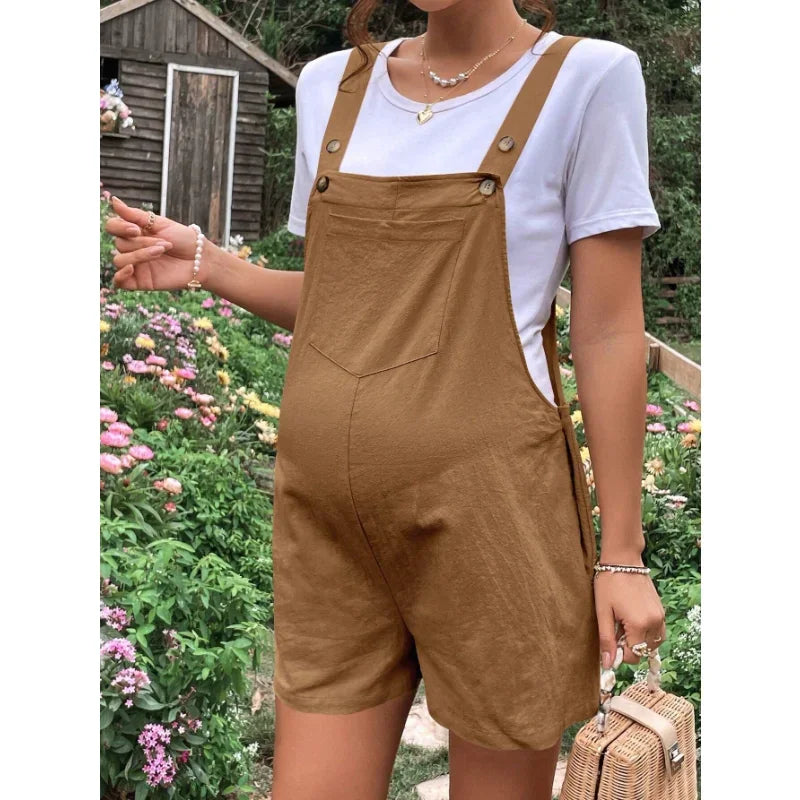 Everyday Ease Maternity Overall Romper
