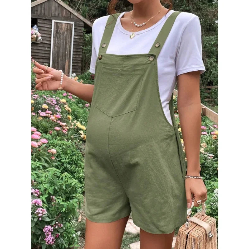 Everyday Ease Maternity Overall Romper