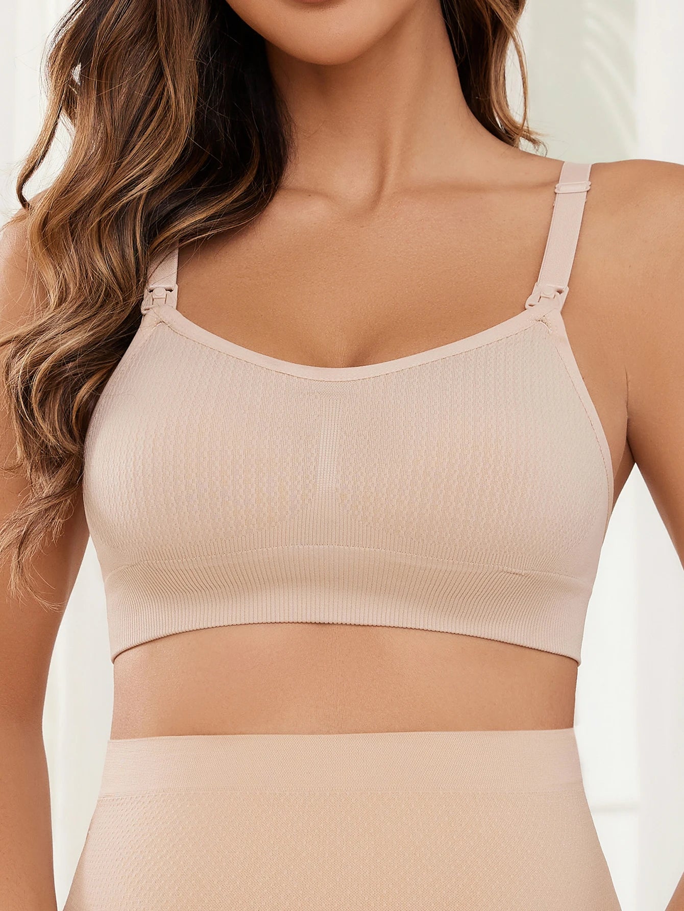 Seamless Nursing Bra – Wireless Breastfeeding Comfort (3-Pack)