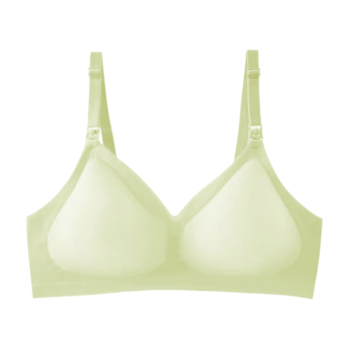 Seamless Wireless Nursing Bra – Soft Maternity Breastfeeding Comfort